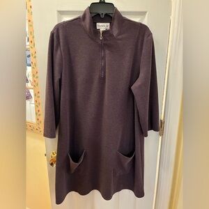 NorthStyle Long Sleeve Dress and or Tunic in Deep Lavender Plum